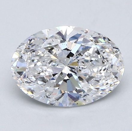 Diamond Natural 1,9Ct D-SI2 Oval - GIA2546091664 1