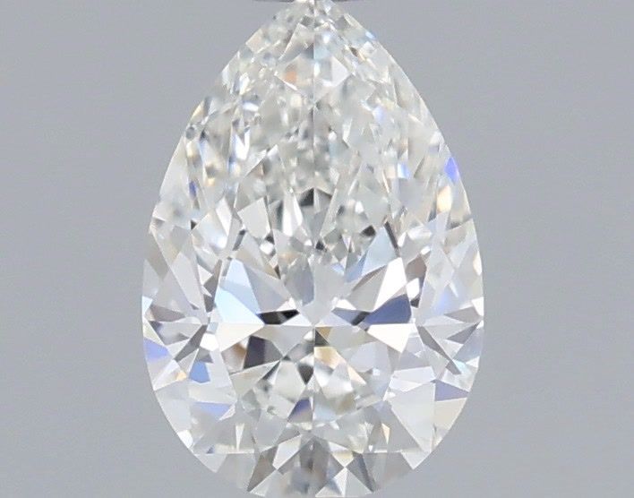 Diamond Natural 0,56Ct F-IF Pear - GIA5543030270 1