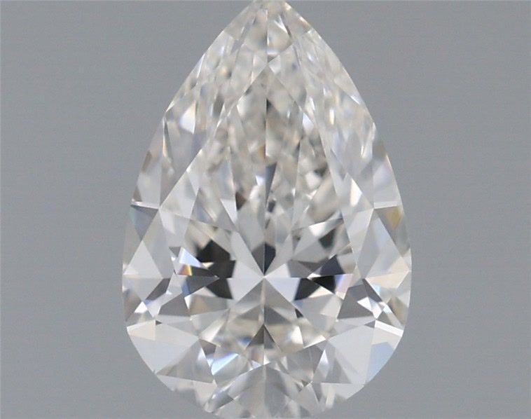 Diamond Natural 0,55Ct F-IF Pear - GIA5513949842 1