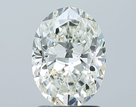 Diamond Natural 1,71Ct I-SI1 Oval - GIA1548830645 1