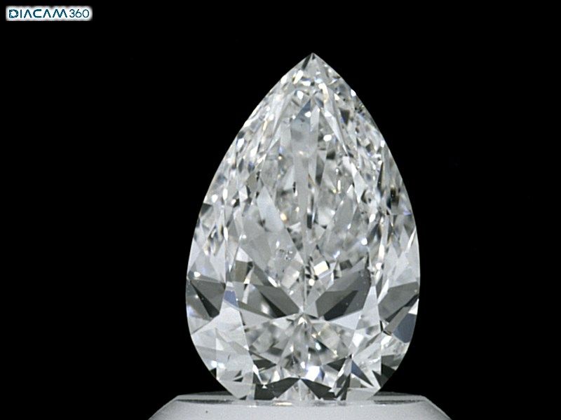 Diamond Natural 1Ct E-SI1 Pear - GIA7352176257 1