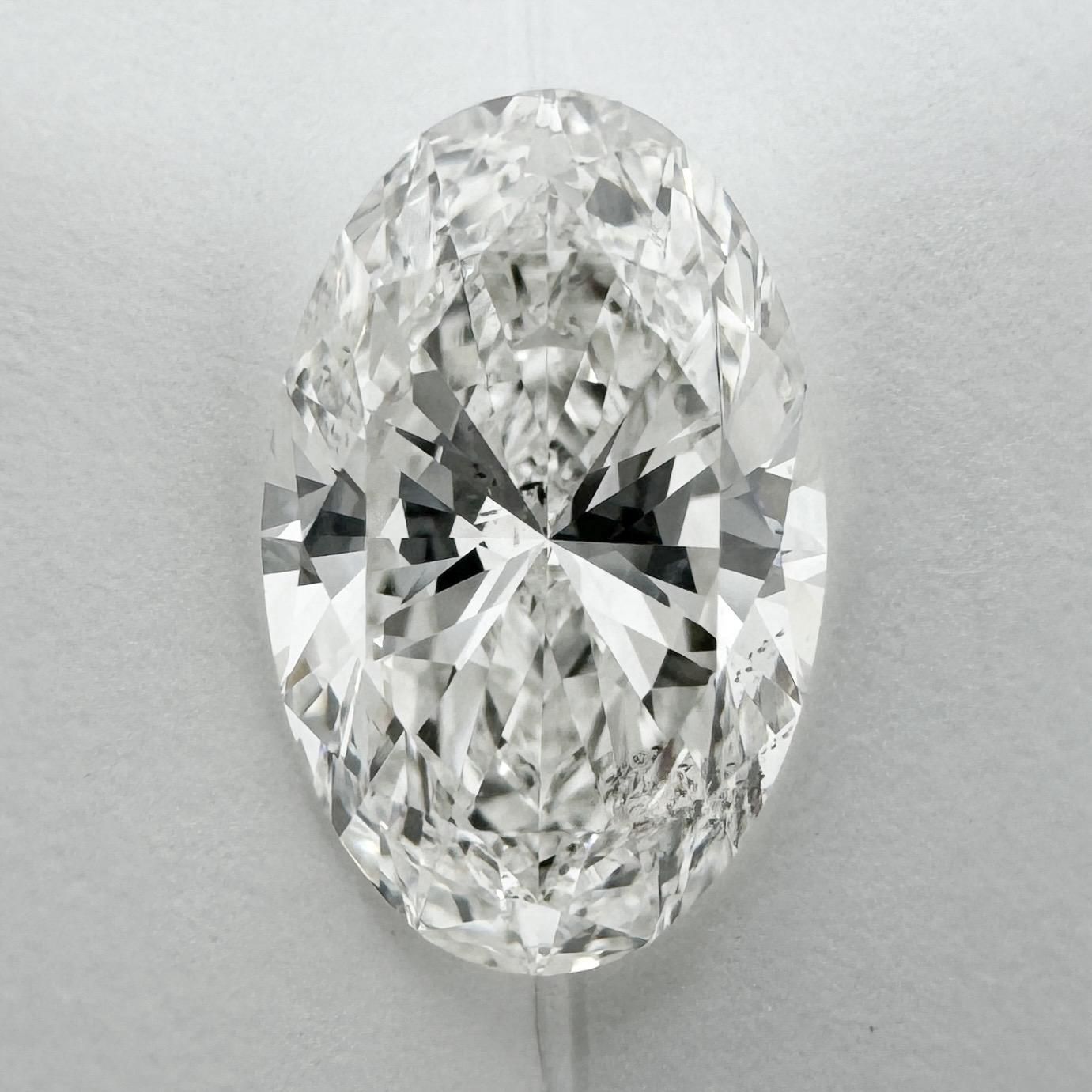 Diamond Natural 1,71Ct H-SI2 Oval - GIA1535491484 1