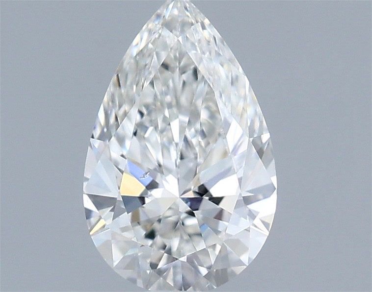 Diamond Natural 0,73Ct F-SI1 Pear - GIA6535696610 1