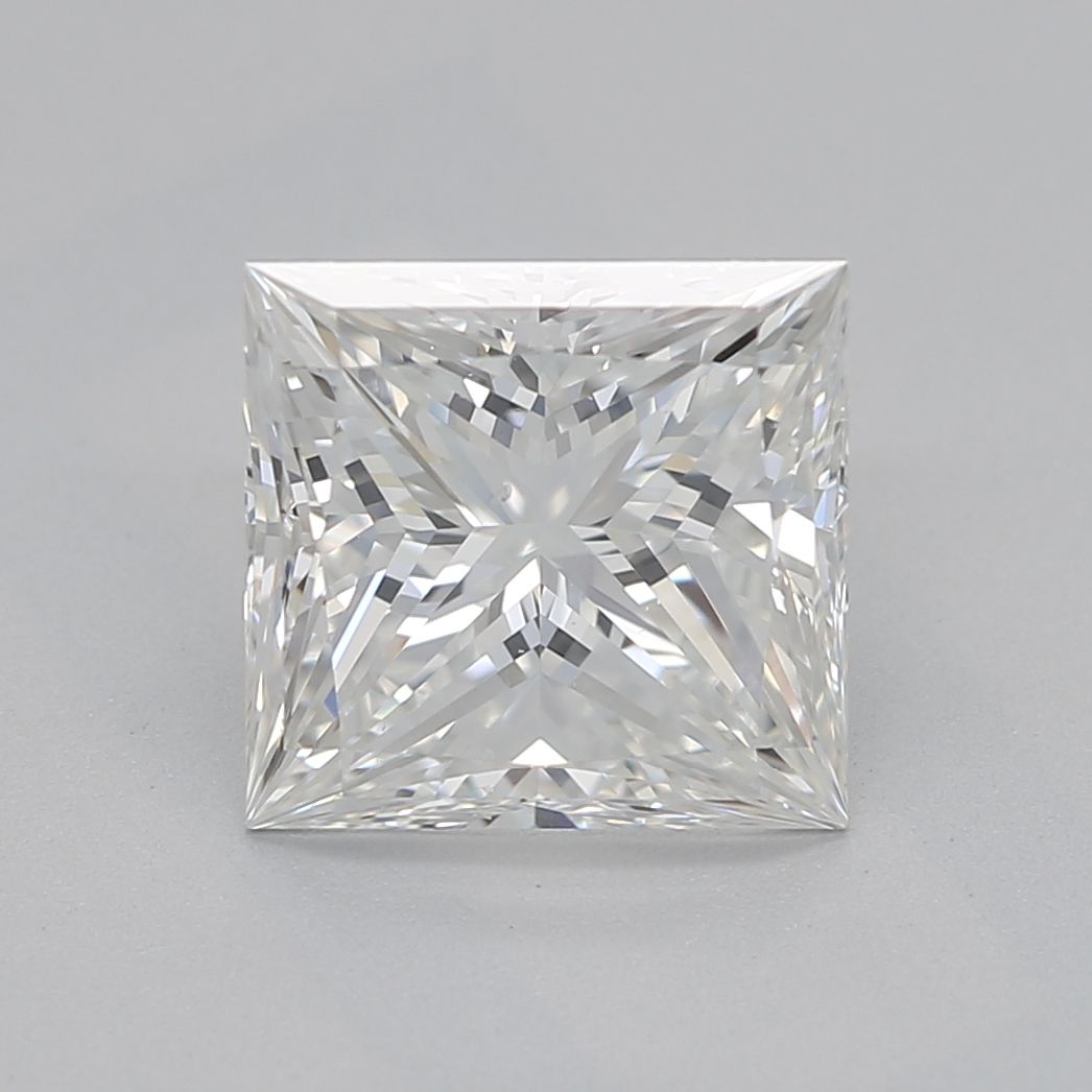 Diamond Natural 1,51Ct G-SI1 Princess - GIA2223450222 1