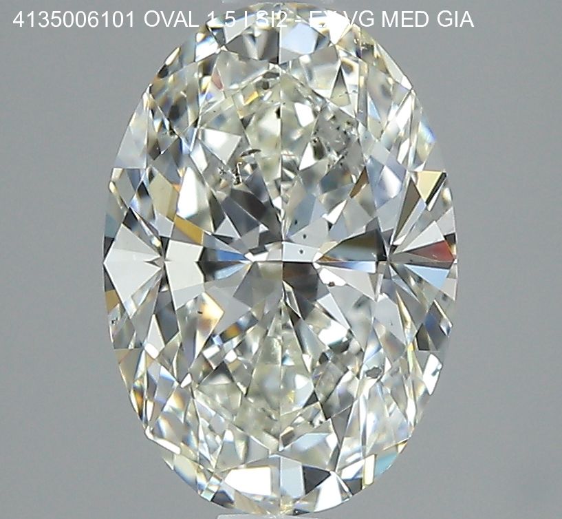 Diamond Natural 1,5Ct I-SI2 Oval - GIA6515535625 1