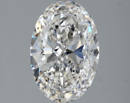 Diamond Natural 1,7Ct F-SI2 Oval - GIA7521797881 1