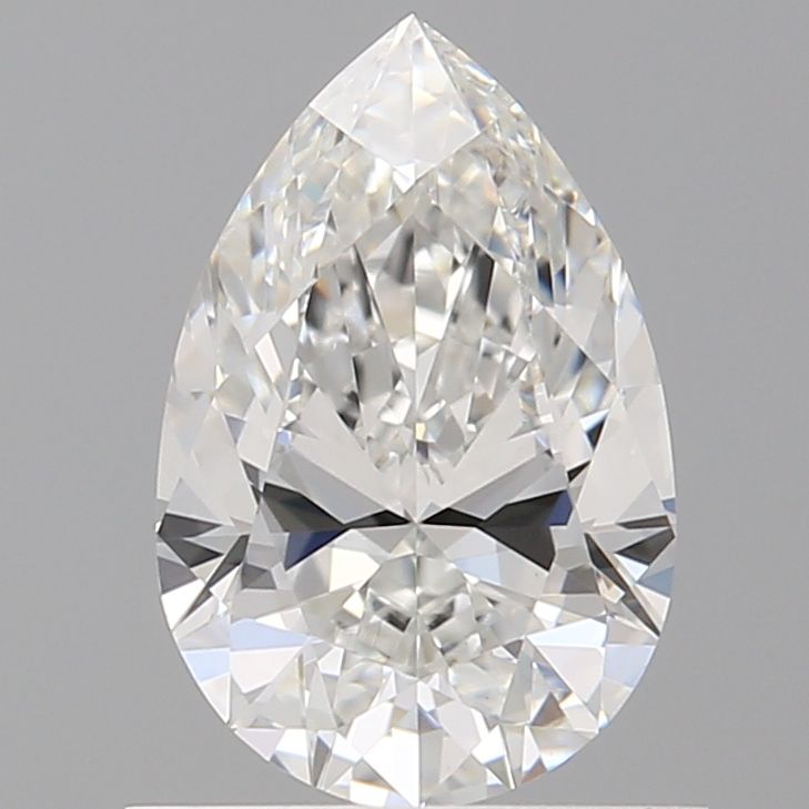 Diamond Natural 0,9Ct F-VVS2 Pear - GIA6471578003 1