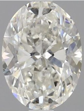 Diamond Natural 1,31Ct H-SI2 Oval - GIA2526496593 1