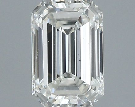 Diamond Natural 0,31Ct H-SI1 Emerald - GIA2517802483 1