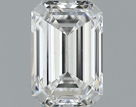 Diamond Natural 0,32Ct F-VS1 Emerald - GIA5536686300 1
