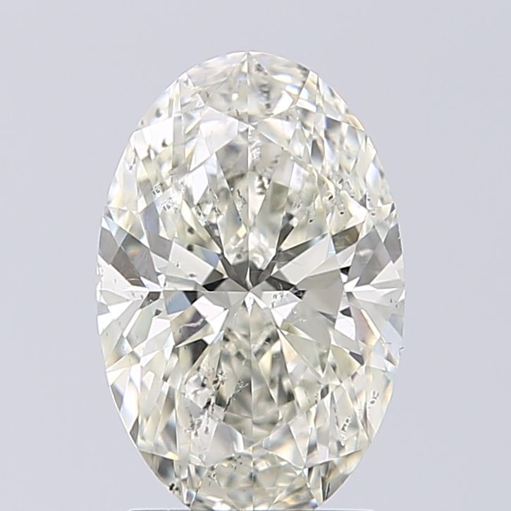 Diamond Natural 1,76Ct K-SI2 Oval - GIA6495489530 1