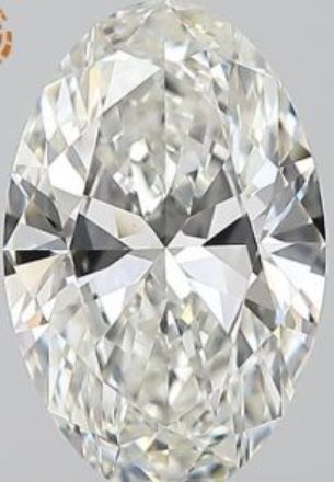 Diamond Natural 1,5Ct H-VS1 Oval - GIA1529795745 1