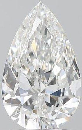 Diamond Natural 1,7Ct F-VS1 Pear - GIA2538870963 1