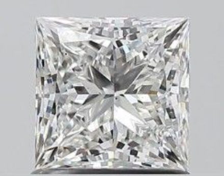 Diamond Natural 1,03Ct G-SI1 Princess - GIA1525776741 1