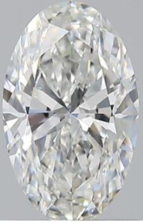 Diamond Natural 0,9Ct F-VS1 Oval - GIA7518990645 1