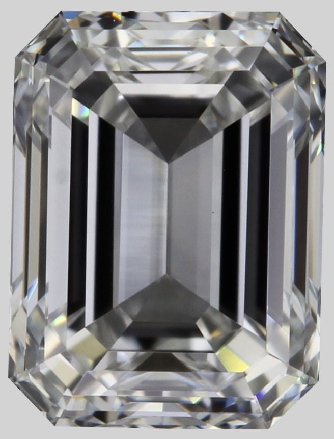 Diamond Natural 0,56Ct F-VVS1 Emerald - GIA7518562739 1