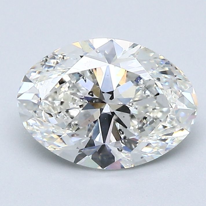 Diamond Natural 1,71Ct H-SI2 Oval - GIA1517628597 1