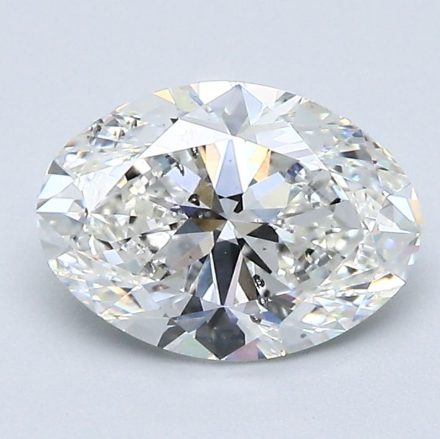 Diamond Natural 1,71Ct H-SI2 Oval - GIA1517628597 1