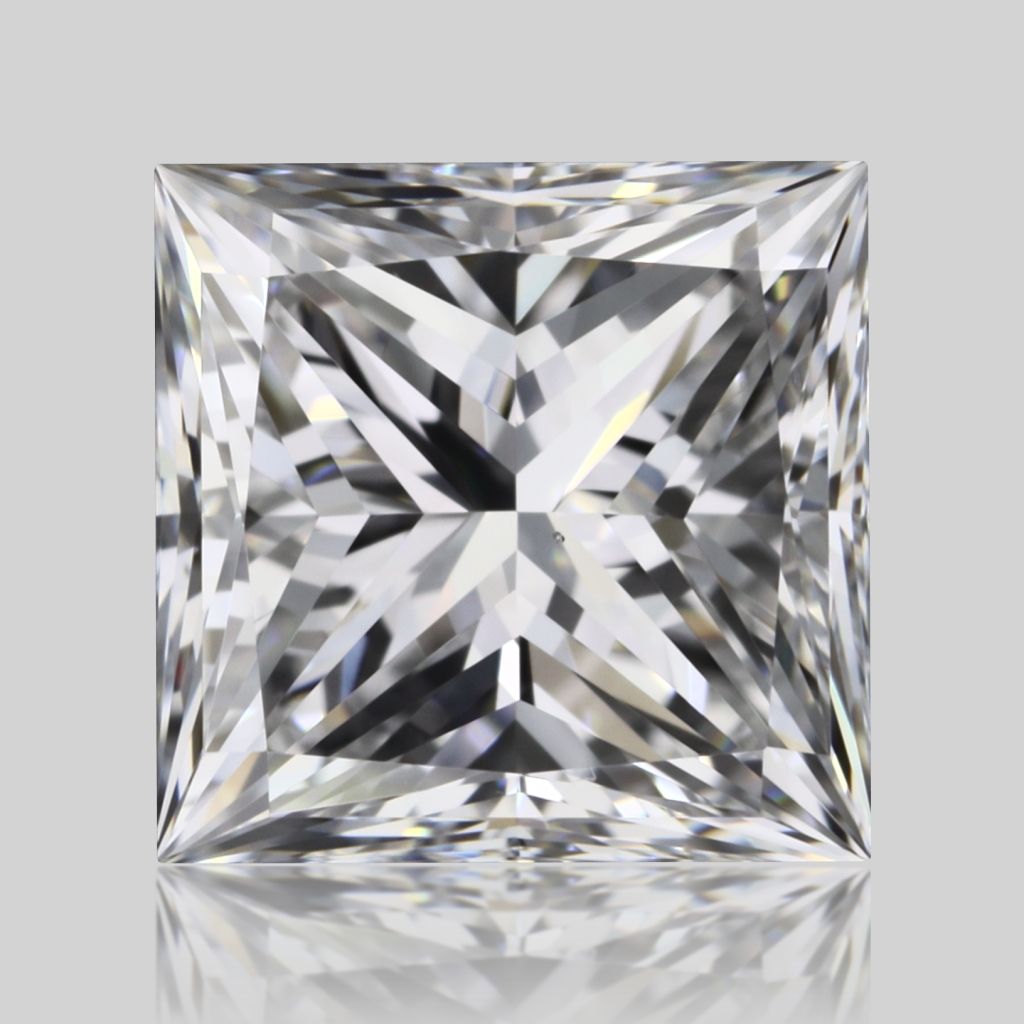 Diamond Natural 0,9Ct D-VS2 Princess - GIA7548687076 1