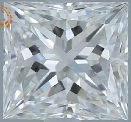 Diamond Natural 1,04Ct E-VS1 Princess - GIA2546155617 1