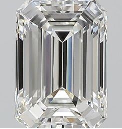 Diamond Natural 1,01Ct F-VS1 Emerald - GIA1528133449