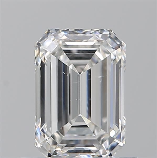 Diamond Natural 0,9Ct F-SI1 Emerald - GIA7543622749 1