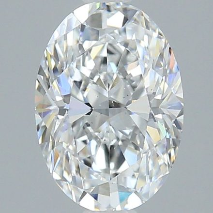 Diamond Natural 1,6Ct D-SI1 Oval - GIA6531064120 1