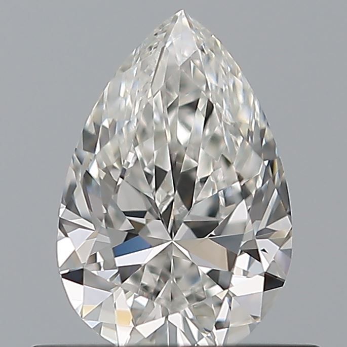 Diamond Natural 0,5Ct F-IF Pear - GIA2548529398 1