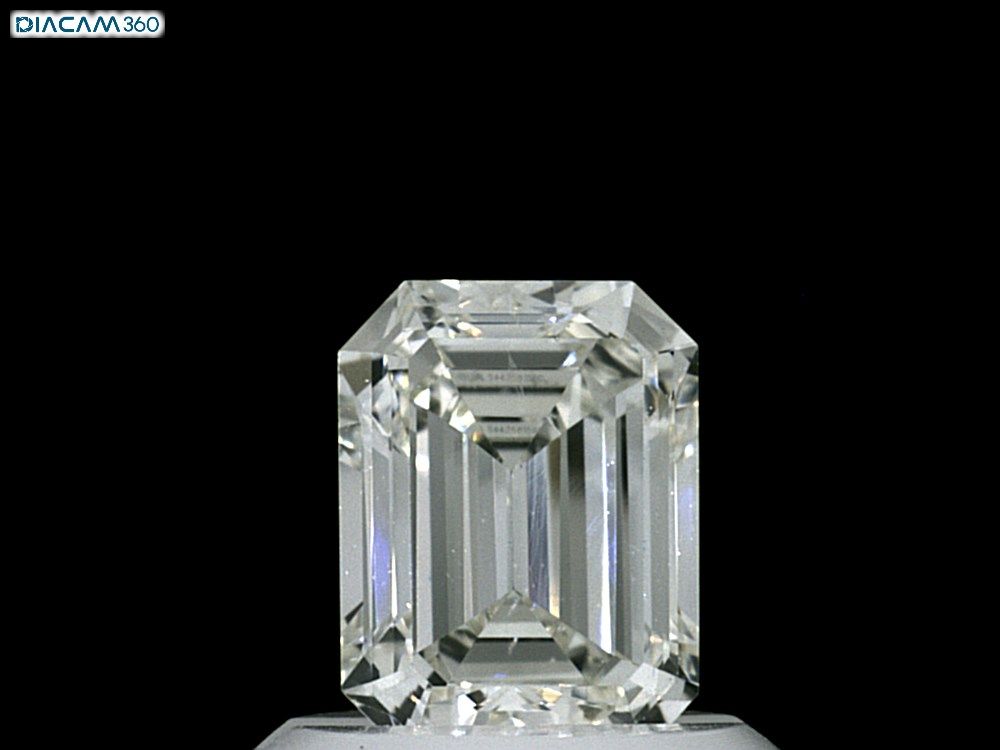 Diamond Natural 0,73Ct J-SI1 Emerald - GIA5443581590 1