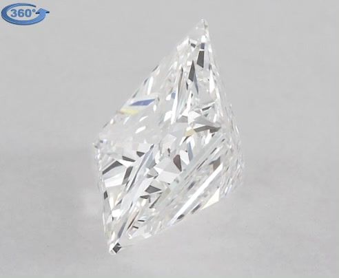 Diamond Natural 0,7Ct E-VS1 Princess - GIA7223097787 1
