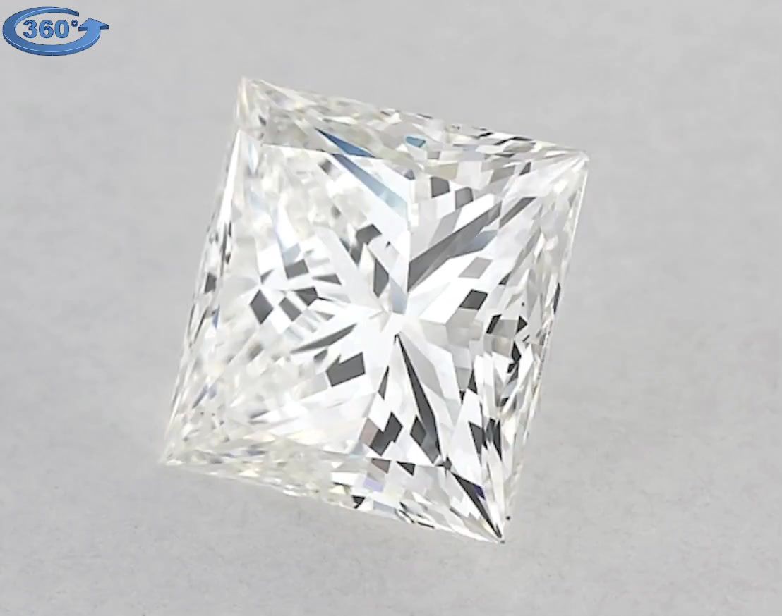 Diamond Natural 1,7Ct I-VVS1 Princess - GIA5202683243 1