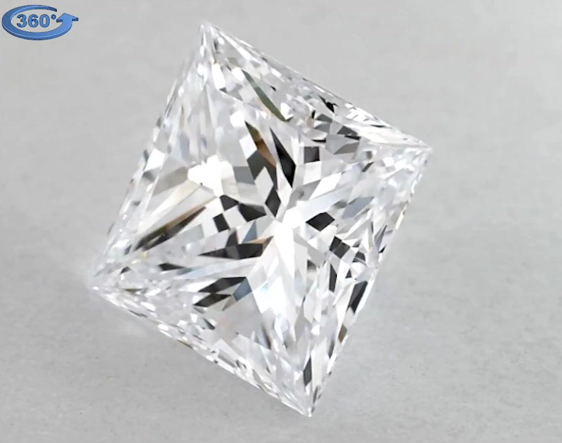 Diamond Natural 1,51Ct F-VS1 Princess - GIA5333791663 1