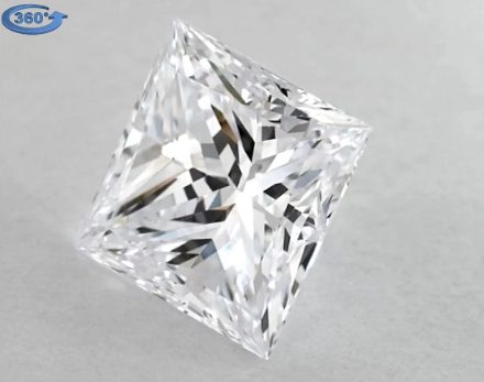 Diamond Natural 1,51Ct F-VS1 Princess - GIA5333791663 1