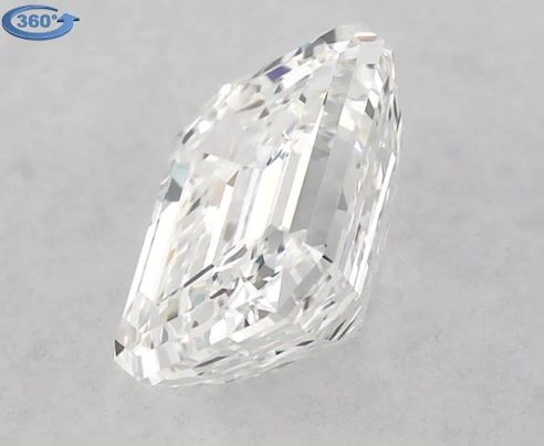 Diamond Natural 0,9Ct F-VS1 Emerald - GIA2306721391 1