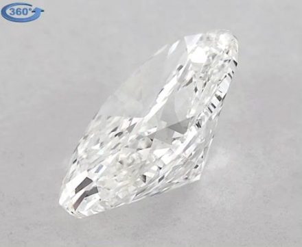 Diamond Natural 0,9Ct F-VS1 Oval - GIA6375736480 1