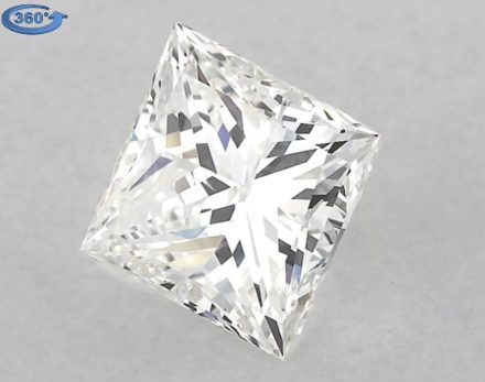 Diamond Natural 1,61Ct H-VS1 Princess - GIA6365340124 1