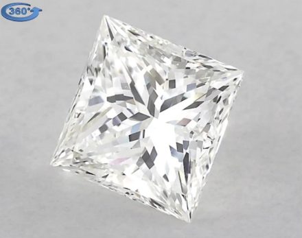 Diamond Natural 1,71Ct I-VS1 Princess - GIA7386076253 1