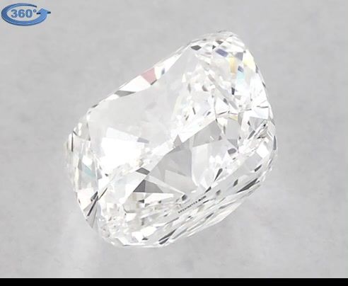 Diamond Natural 1Ct F-VS1 Cushion - GIA6375614254 1