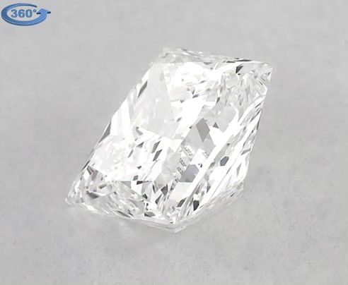 Diamond Natural 0,79Ct F-VS1 Princess - GIA5222037325 1