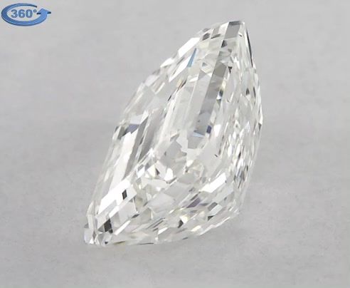 Diamond Natural 0,9Ct G-VS1 Emerald - GIA5211827971 1