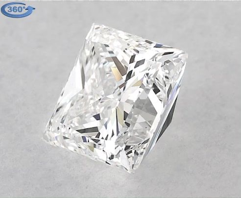 Diamond Natural 0,8Ct E-VS1 Princess - GIA6214996835 1