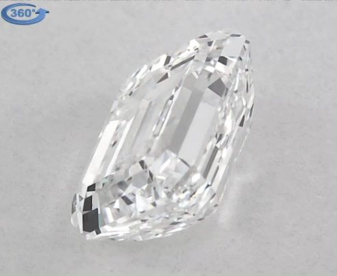Diamond Natural 0,6Ct D-VS2 Emerald - GIA7423333880 1