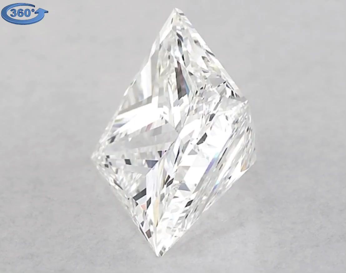 Diamond Natural 1,51Ct H-VVS2 Princess - GIA5423164155 1