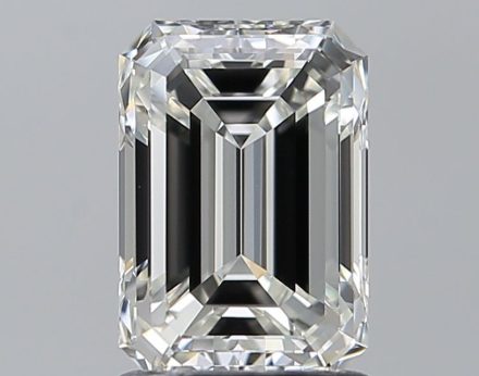 Diamond Natural 1,5Ct H-VVS2 Emerald - GIA2427609957 1