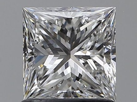 Diamond Natural 1Ct E-VS2 Princess - GIA6223126553 1