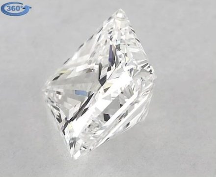 Diamond Natural 1,01Ct G-VVS2 Princess - GIA2406712023 1