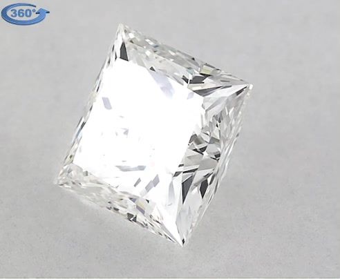 Diamond Natural 0,9Ct G-VS1 Princess - GIA2225291293 1