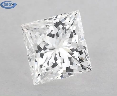 Diamond Natural 0,7Ct D-VS1 Princess - GIA2225213579 1