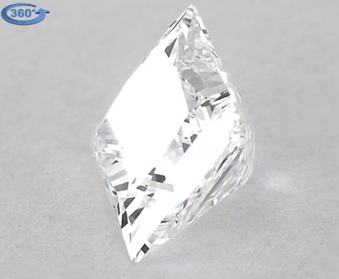 Diamond Natural 0,71Ct F-VVS2 Princess - GIA1226288338 1