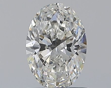 Diamond Natural 0,9Ct G-VS2 Oval - GIA6485408020 1